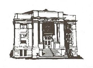 museum line drawing