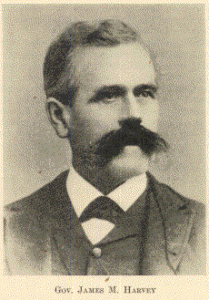 Gov. James M. Harvey (1833-1894) Served as Kansas' 5th Governor Jan. 11, 1869 - Jan. 13, 1873 