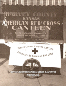 Canteen Food Cart, American Red Cross Canteen, Newton, ks, 1945.