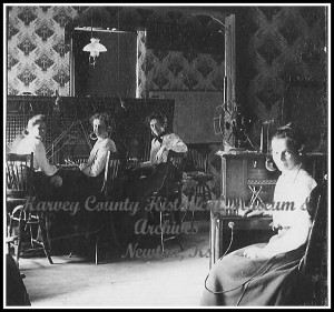 Telephone operators, ca. 1900, unidentified. HCHM Photo Collection.
