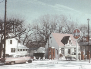Grubb's Service Station, 1224 N. Main, Newton, 1957.