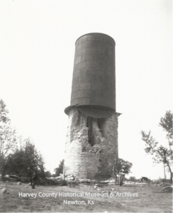 Water Tower damage, May 1907.