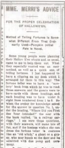 Evening Kansan Republican, 5 November 1913, p. 7.