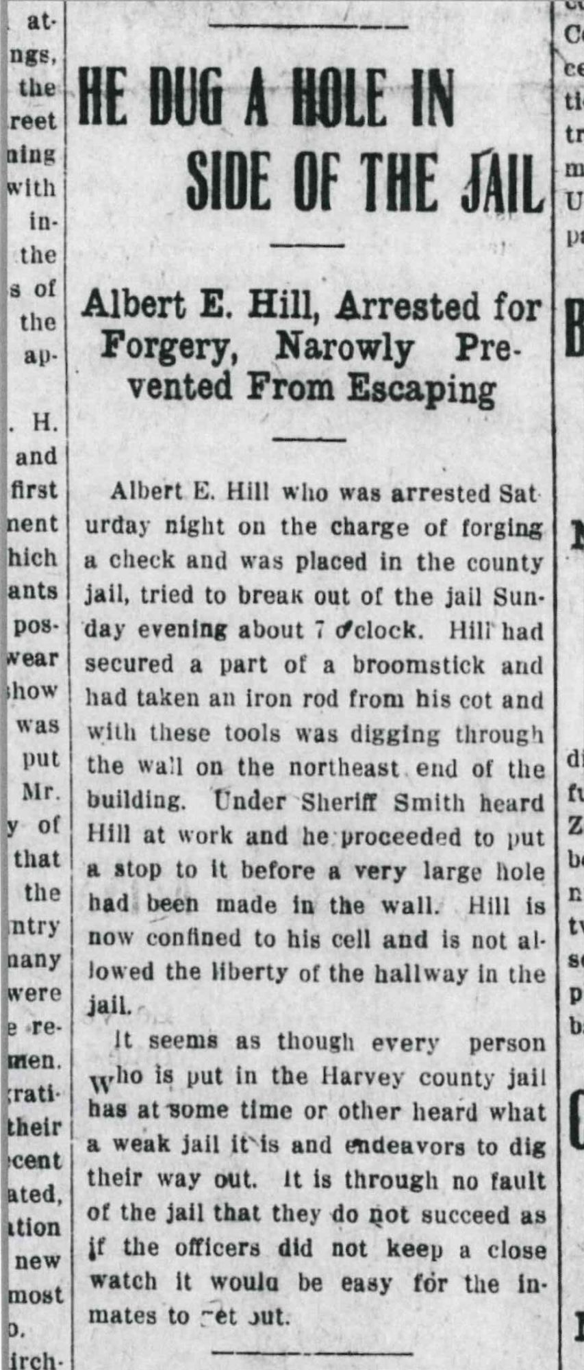 Harvey County Sheriff Archives Harvey County Historical Society