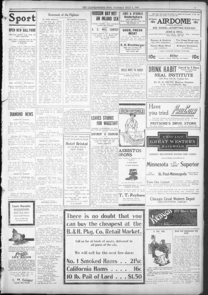 The_Leavenworth_Post_Tue__Jul_5__1910_ Harvey County Historical Society