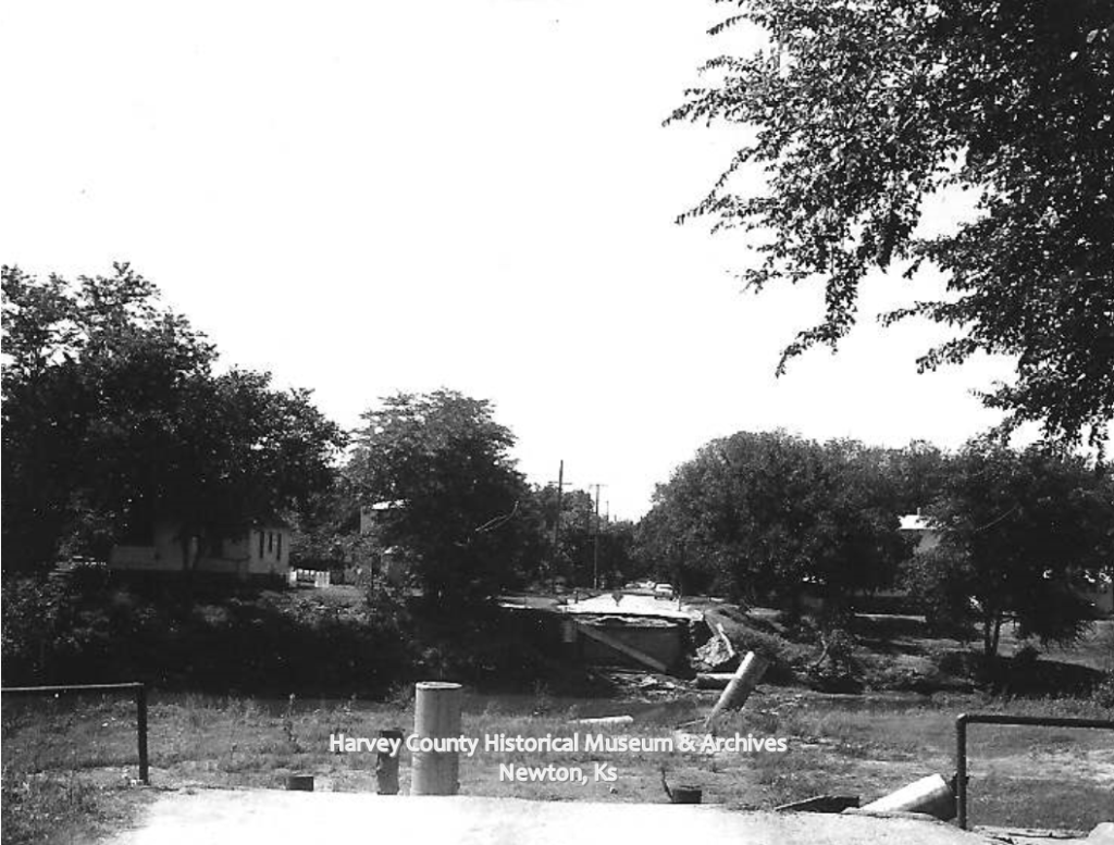 Sand Creek on a Tear! the Ash Street Bridge Harvey County Historical